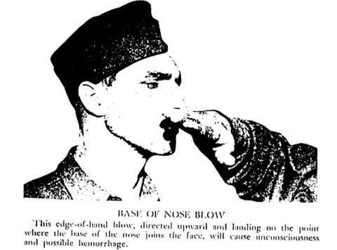 base of nose blow